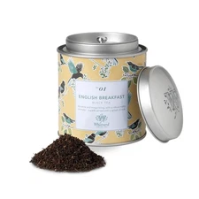 Whittard English Breakfast Loose Leaf Black Tea 4.9oz Pack of 1 Tea Caddy