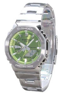 Casio G-Shock Green Dial Quartz Stainless Steel Sports Men's Watch GM-2110D-3A
