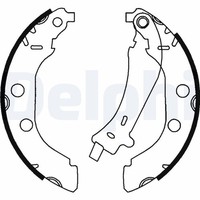 Bremsbackensatz Delphi LS1723 FüR 8E 406 8C Peugeot 8B Break 16V Bifuel Hpi HDI