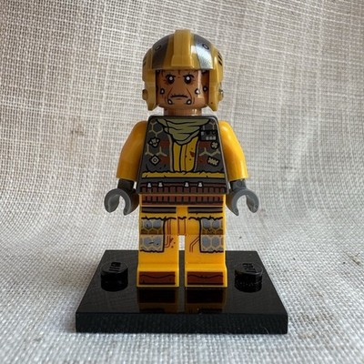 LEGO Snub Fighter Pilot Minifigure - sw1256 (w/ display stand)