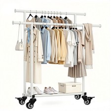 Heavy Duty Clothes Rail Hanging Garment Rack Shoe Storage Shelves Open Wardrobe