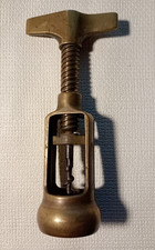 Antico cavatappi d'inversione di rotazione, tipo "Sighicelli"  Italia fine XIX