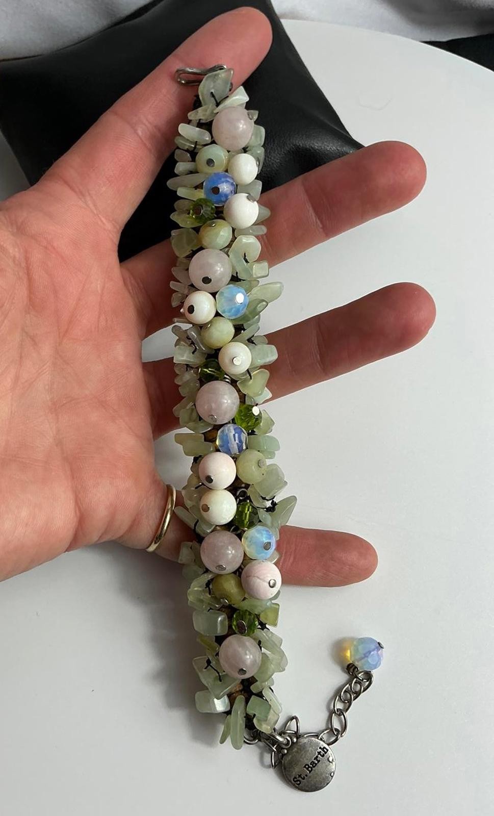 Hand-crafted Statement Leather Bracelet Featuring… - image 8