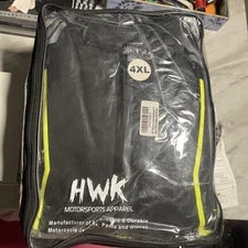 HWK SCORPION Motorcycle Body Armor Padded Jacket Black Green Men’s Size 4XL NEW✅