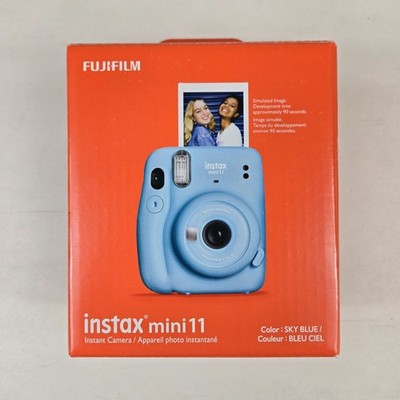 Fujifilm Instax Mini 11 Instant Film Camera Sky Blue New Open Box Please Read