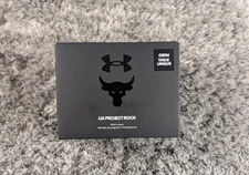 Under Armour Project Rock Wrist Wraps Training Lifting Unisex One Size Black NWT