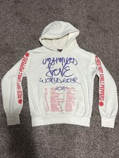Red Hot Chili Peppers 2024 Unlimited Love World Tour Merch Hoodie Size Small