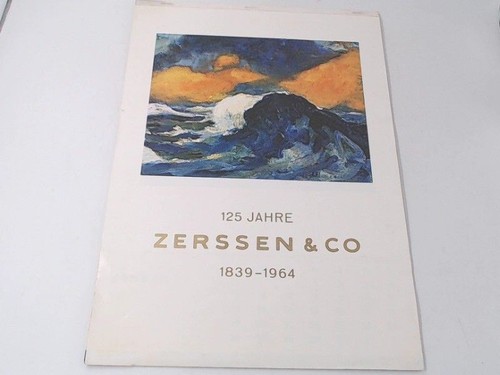 125 Jahre Zerssen & Co 1839-1964. Kalender für das Jahr 1964 mit Drucken nach Or - Bild 1 von 3