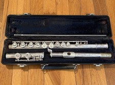 BUNDY II Flute by the Selmer Company w/ Hard Case  Cleaning Rod FREE SHIP