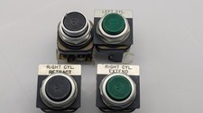LOT OF 4 ALLEN BRADLEY 800T PUSH BUTTON  LOT UNTESTED LOT AS IS