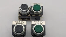 LOT OF 4 ALLEN BRADLEY 800T PUSH BUTTON  LOT UNTESTED LOT AS IS