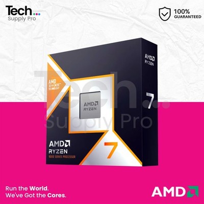 100-100001084WOF AMD Ryzen 7 9800X3D 8-Core 4.70GHz 96MB 120W AM5 Processor