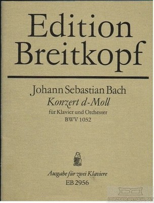 Konzert d-Moll, Bach, Johann Sebastian. EB, 1981, gebraucht, gut