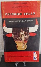 Top Rar 1975-76 Chicago Bulls Jahrbuch -10 Years with the Chicago Bulls