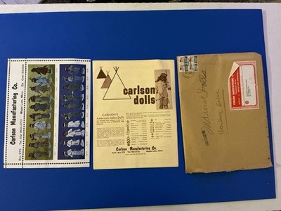 Vintage 1969 Carlson s American Indian Dolls Dealer Catalog & Price List, Minn