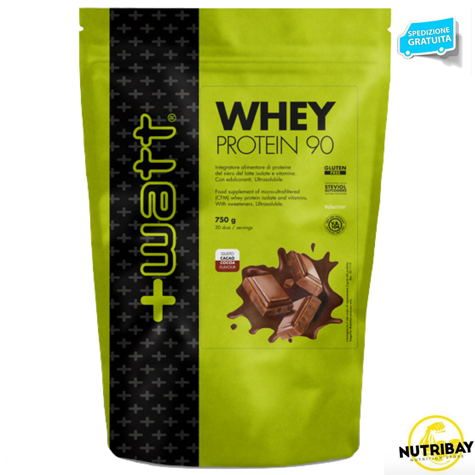 +Watt Proteine Isolate 90 750g - Whey Protein Volac Professional