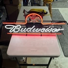 2001 Budweiser Vintage Guitar Neon Sign Anheuser-Busch Collectible Light Works