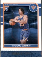 Pacome Dadiet 2024-25 Hoops New York Knicks #255