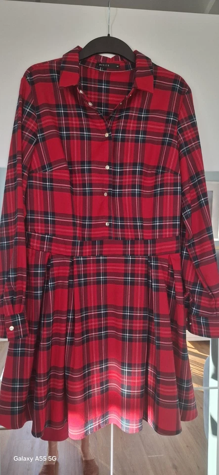 Damenkleid Rotkariertes Gr.M neu - Bild 1 von 1