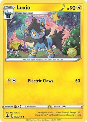 Luxio - 092/264 - Uncommon - Near Mint