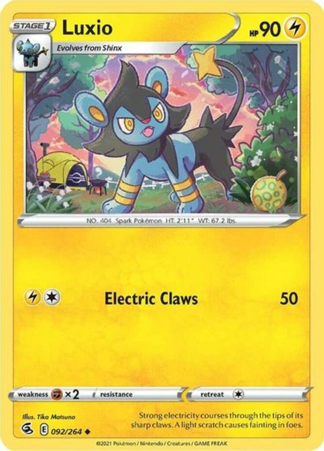 Luxio - 092/264 - Uncommon - Near Mint