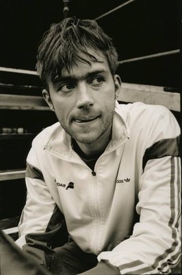 BLUR Damon Albarn posed backstage at RDS Showgrounds 1996 Music Old Photo