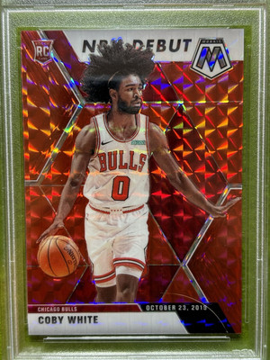 PSA10 Coby White Prizm RC Red ルーキー NBA Coby White PSA 10 RED PRIZM ROOKIE CARD # /88 CHOICE SP RC 2019