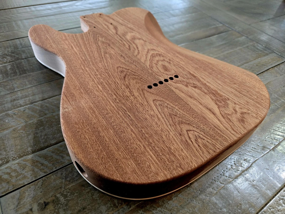 Guitar Body, Flame Maple on Sapele, HH