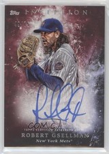 2018 Inception Rookie and Emerging Stars Red 49/75 Robert Gsellman Auto 1v3