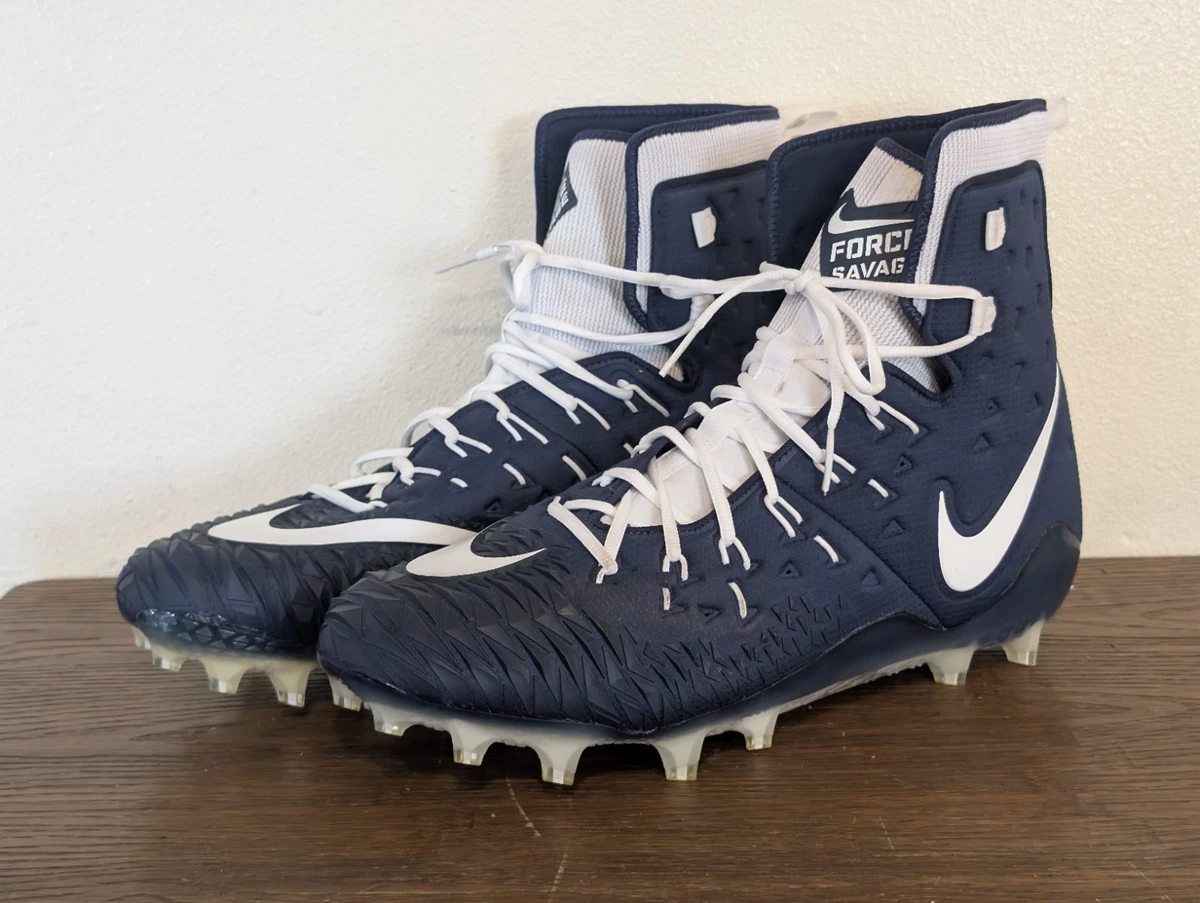 Nike Force Savage Elite TD Football Cleats Navy‎ Blue White 857063-411 Mens 18 Amazon.com | Nike Force Savage Elite 2 Td Mens Football  main image 3