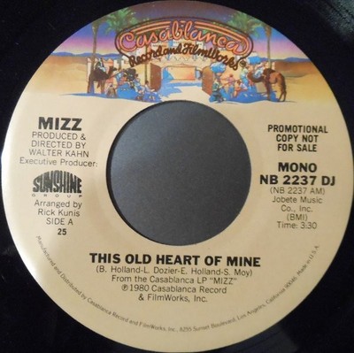 Mizz (2) - This Old Heart Of Mine, 7'', (Vinyl)