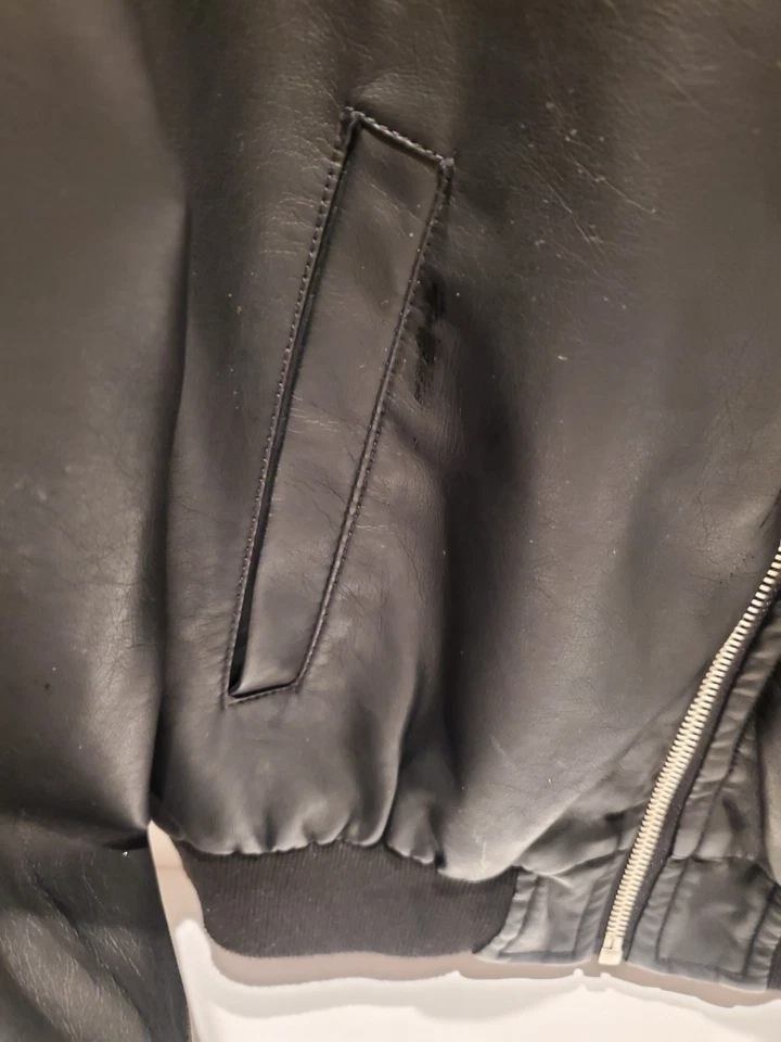 Ambiance Faux Leather Womens Jacket Size Small Black Very Cute!!! - Image 3 of 4