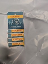 4 Burt's Bees Moisturizing Cooling Lip Balm with Peppermint Oil 100 Natural