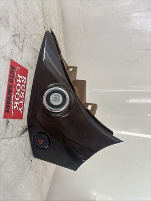 2011 Nissan Quest Woodgrain Trim Hazard Switch Engine Start Stop Button 13121110