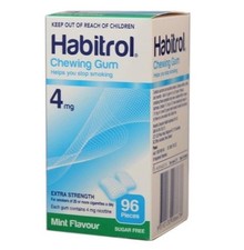 Habitrol Nicotine Gum 4 mg MINT flavor 960 pieces 10 boxes NEW 07/2027
