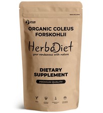 Organic Coleus Forskohlii Powder - Forskolin Weight Loss Fat Burner 100mg