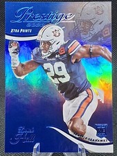 2023 Panini Prestige  Xtra Points Premium Derick Hall RC #327 Holo Blue /299
