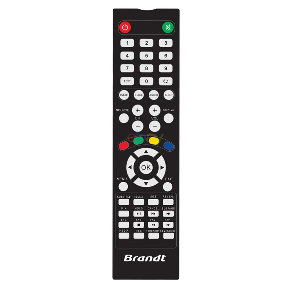 Neuf Original B3929HD pour Brandt LCD LED Smart TV Télécommande B3230HD B3930HD - Photo 2/4