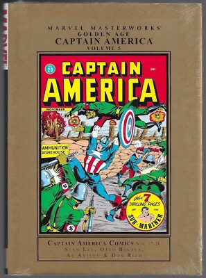 Marvel Masterworks Golden Age Captain America Vol 5 FS HC SubMariner Human Torch