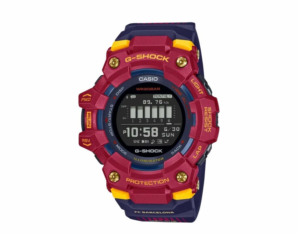 CASIO G-SHOCK GBD-100 Digital Watch Skeleton Red Black