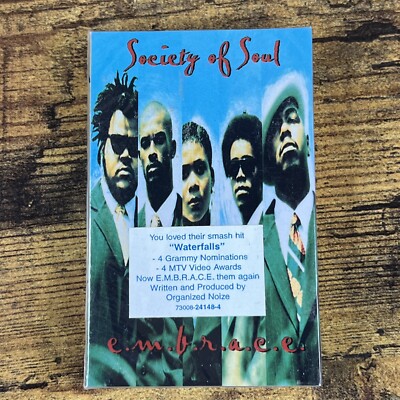 Society Of Soul E.M.B.R.A.C.E. Cassette Single New Cardboard Sleeve