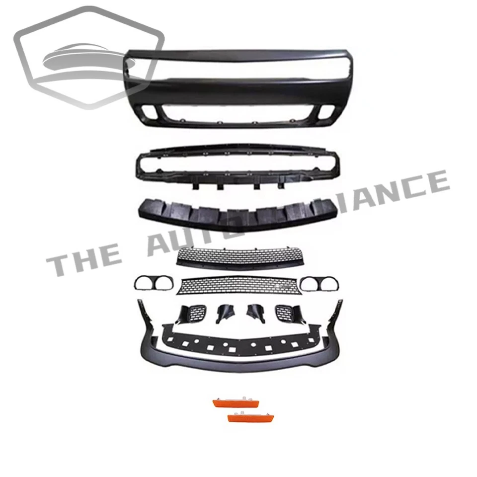 para Dodge Challenger Hellcat 2015-2021 estilo parachoques delantero completo repuesto Foto 2 de 4