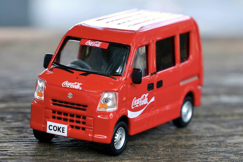 Tiny 1:64 City Suzuki Every Coca-Cola Red Van car in box | eBay