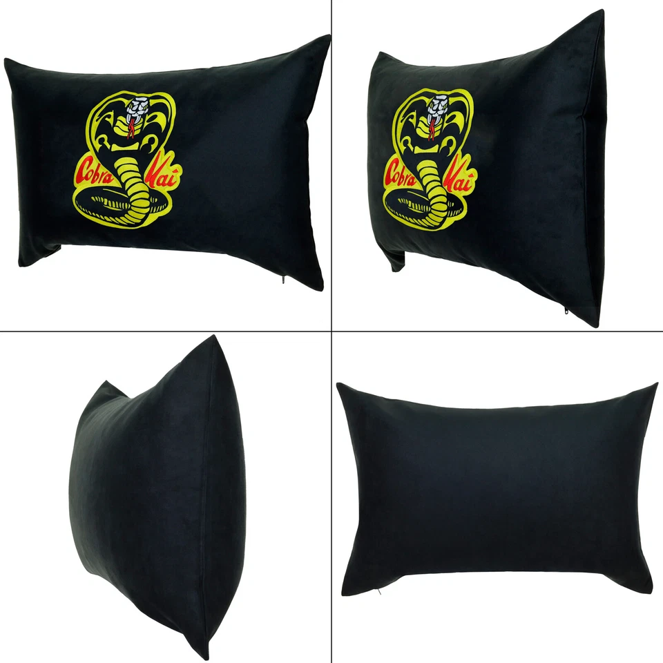 Cobra Kai Sofakissen mit Bezug & Motive 40x60 cm, Karate Kid, Fanartikel Kobra - Bild 3 von 4