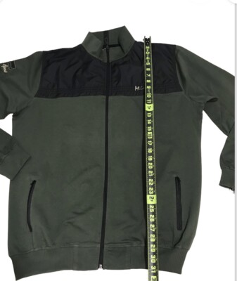 Men's MILANO Global Sport Jacket Full Zip Size 5XL Fits L/XL (See