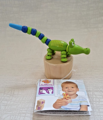 Wackelfigur Krokodil von Eichhorn Figur Tierfigur Drückfigur