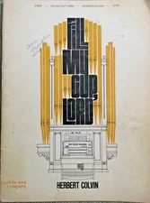 ORGAN MUSIC: COLVIN, HERBERT: FILL MY CUP, LORD - GOSPEL SONGS FOR ORGAN