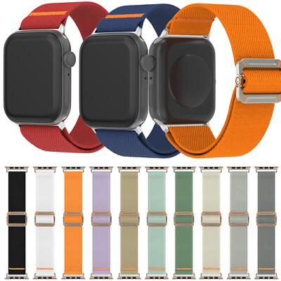 Premium Nylon Sports Band Strap For Apple Watch Series 11 10 9 8 7 6 SE Ultra3 2