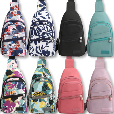 Women Crossbody Shoulder Bags Chest Sling Bag Fanny Packs Travel Sports Backpack