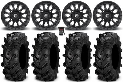 Fuel Vector MB 15'' Wheels 32'' Cryptid Tires Can-Am Renegade Outlander